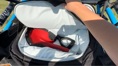 Krazy Beaver Mini Shovel with guard (Textured Red Head / Black Handle)