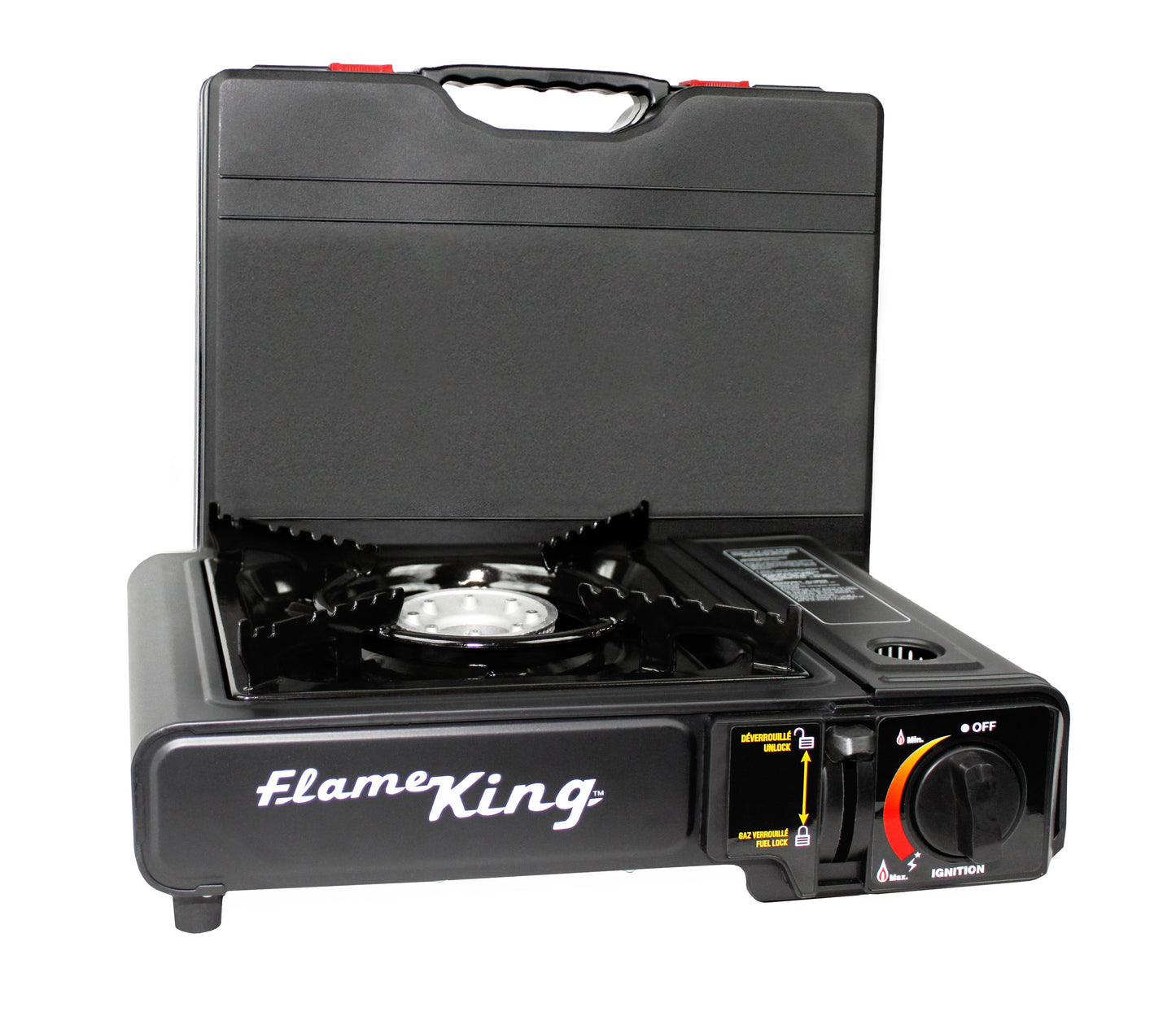 Flame King Portable Butane & Propane Gas Stove with Single Burner