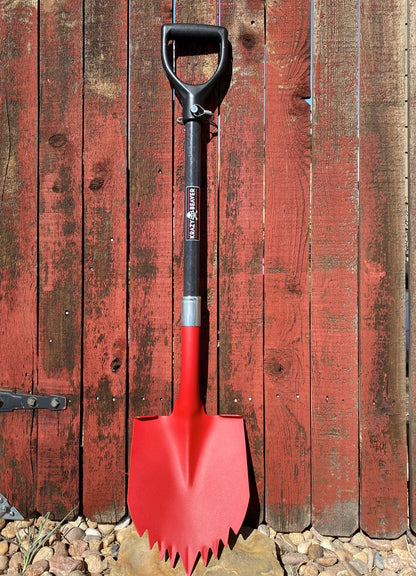 Krazy Beaver Shovel (Textured Red Head / Black Handle)