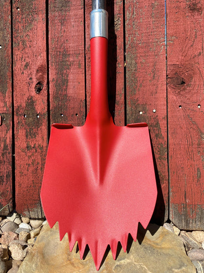 Krazy Beaver Shovel (Textured Red Head / Black Handle)