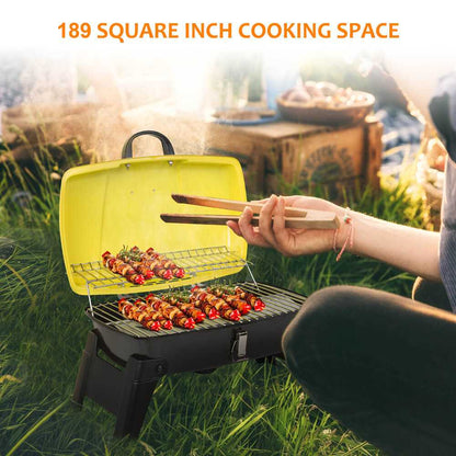 Camplux Portable Gas Grill 189 Square Inches, Camping Grills for Outdoor Cooking Camplux