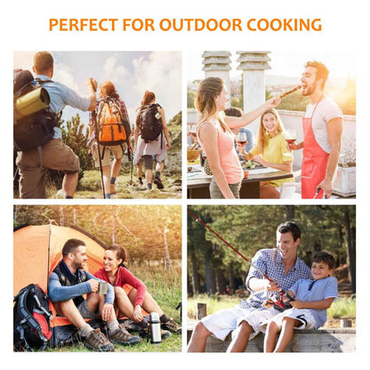 Camplux Portable Gas Grill 189 Square Inches, Camping Grills for Outdoor Cooking Camplux