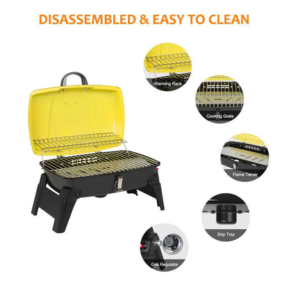 Camplux Portable Gas Grill 189 Square Inches, Camping Grills for Outdoor Cooking Camplux