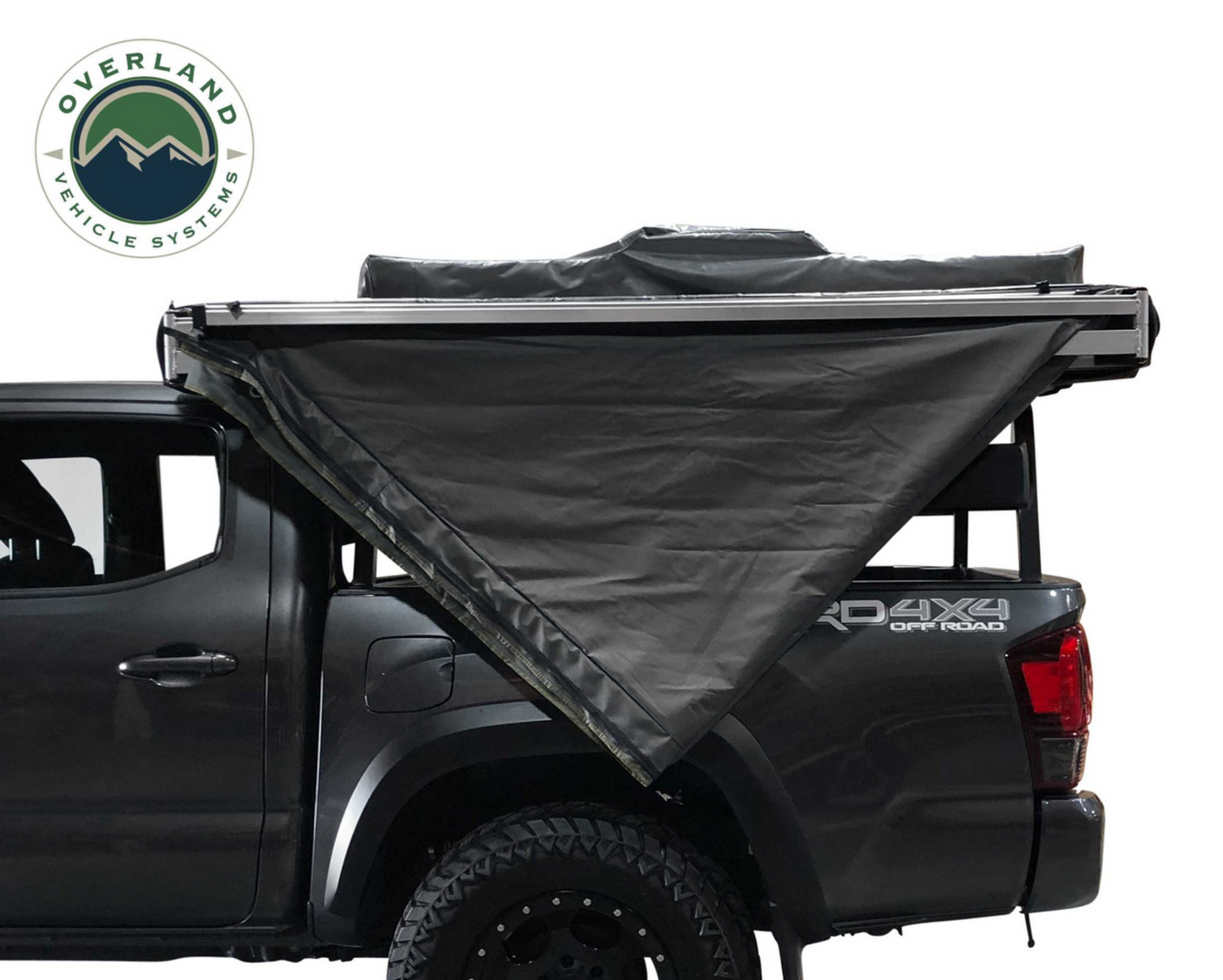 Nomadic Awning 180 Degree - Dark Gray Cover With Black Cover