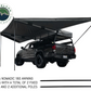 Nomadic Awning 180 Degree - Dark Gray Cover With Black Cover