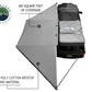 Nomadic Awning 180 Degree - Dark Gray Cover With Black Cover