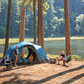 Skydome XL 10-Person Camping Tent w/Dark Room