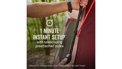 Skylodge 6-Person Instant Camping Tent - Blackberry