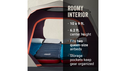 Skylodge 6-Person Instant Camping Tent - Blackberry