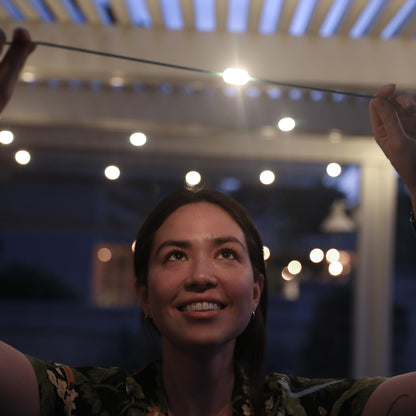 Solar String 18' Portable String Lights & Mobile Charger