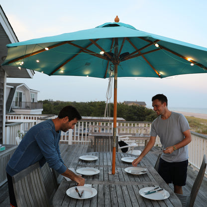 Solar String 18' Portable String Lights & Mobile Charger