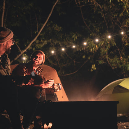 Solar String 18' Portable String Lights & Mobile Charger