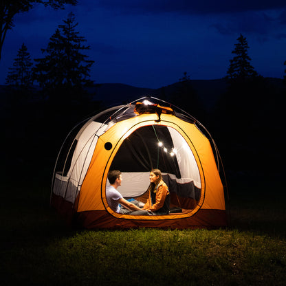 Solar String 18' Portable String Lights & Mobile Charger