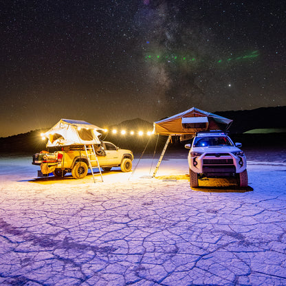 Solar String 18' Portable String Lights & Mobile Charger