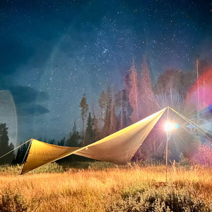 Spanner Tarp With Poles