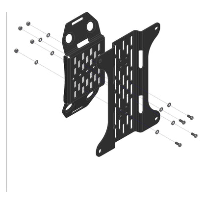 Overland Kitted Spare Tire Accessory Bracket