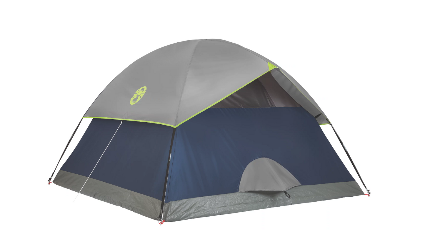 Sundome 4-Person Camping Tent - Navy Blue Grey