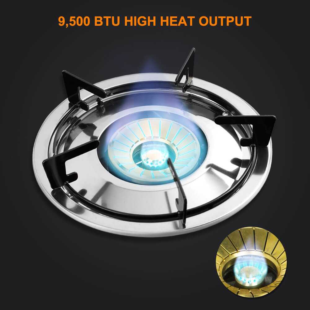9,500 BTU Propane Single Burner Camp Stoves with Auto Ignition Camplux