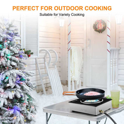 9,500 BTU Propane Single Burner Camp Stoves with Auto Ignition Camplux
