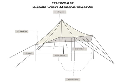 Umbrah Sun Shade Canopy Tent