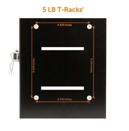 Flame King T-Racks 5lb Propane Tank Mounting Brackets Strap Campervan Overland Vehicles