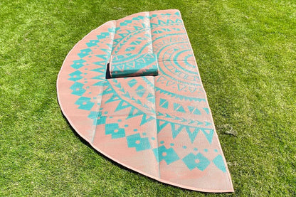 Boho Style Bell Tent Floor Matting Cover | 16' (5M)
