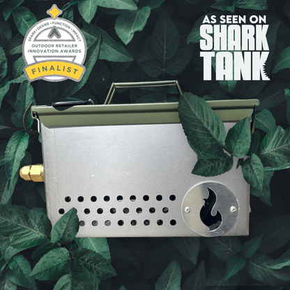 Naked LavaBox Combo: Color-changing fire pit with Over/Under and Bugout Bag