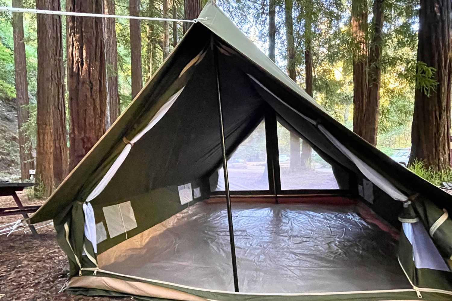 camping tent frame Canvas A-frame Tent