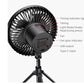 Tripod Portable Fan with Night Light