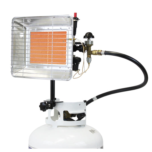 Flame King 13,000 BTU Outdoor Portable Propane Tank Top Heater Igniter Flame King Products