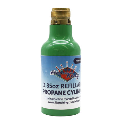 Flame King 2-Pack Eco Friendly 1/4 lb Refillable Mini Propane Tank Cylinder Flame King Products