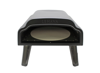 Flame King Outdoor Portable 14-inch Propane Pizza Oven Gas 360 Degree Rotating Stone Flame King Products