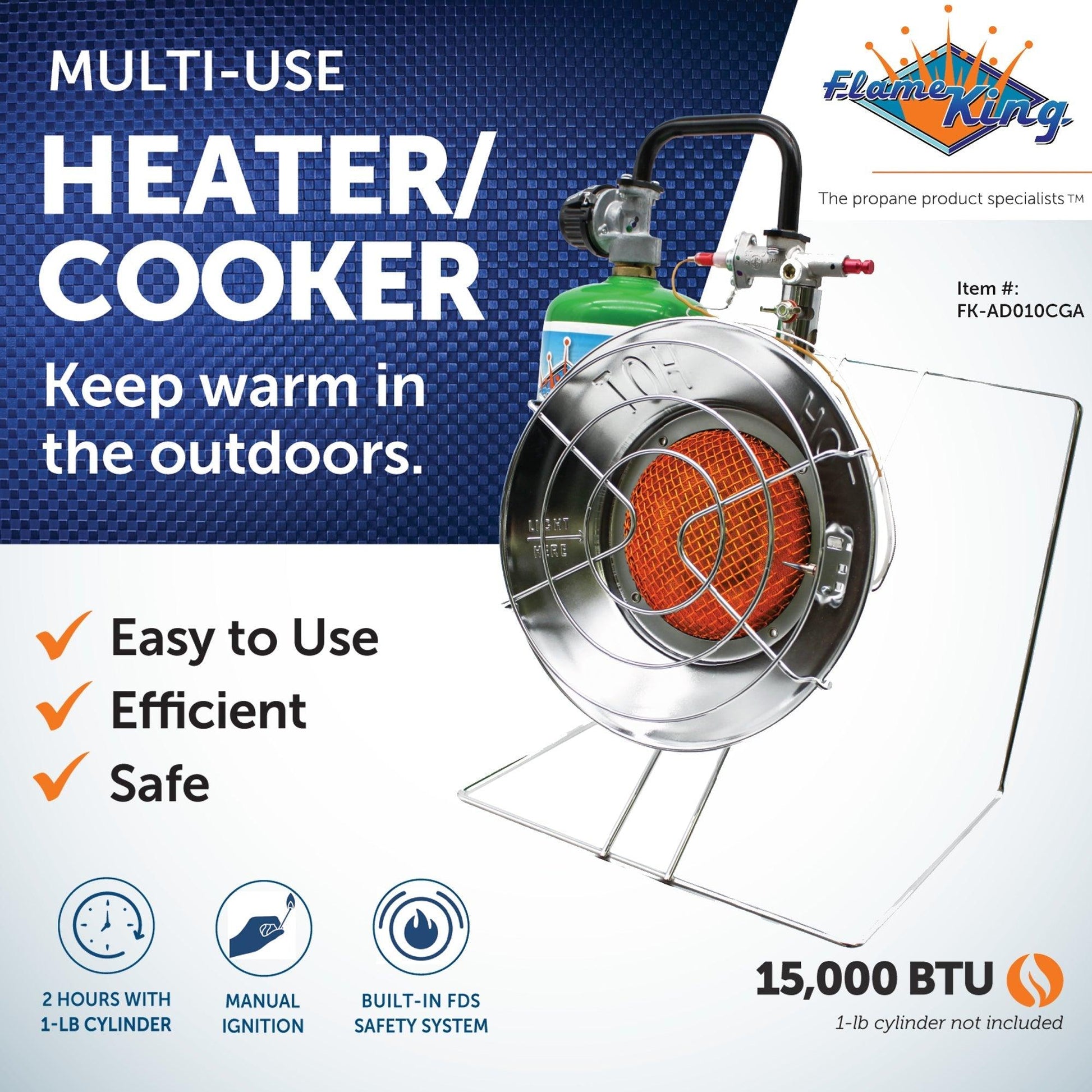 Flame King Portable Multi Use Burner Cooker Heater Flame King Products