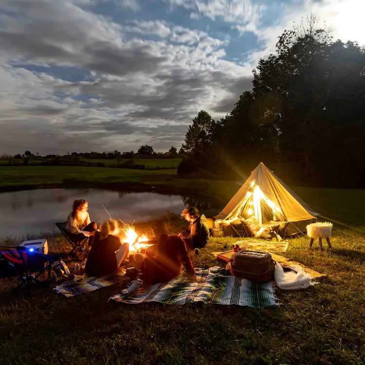 8' Mini Regatta Bell Tent White Duck Outdoors