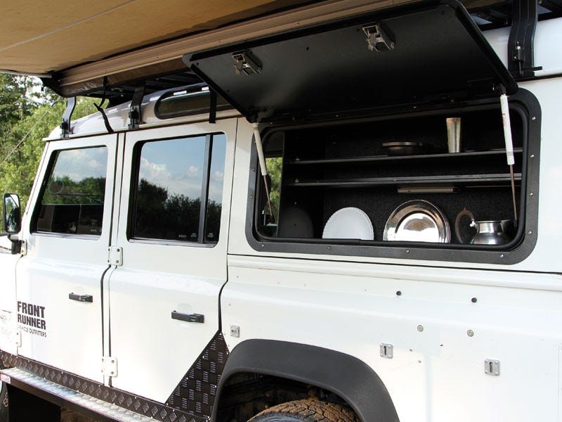Land Rover Defender (1983-2016) Gullwing Window / Aluminium Front Runner
