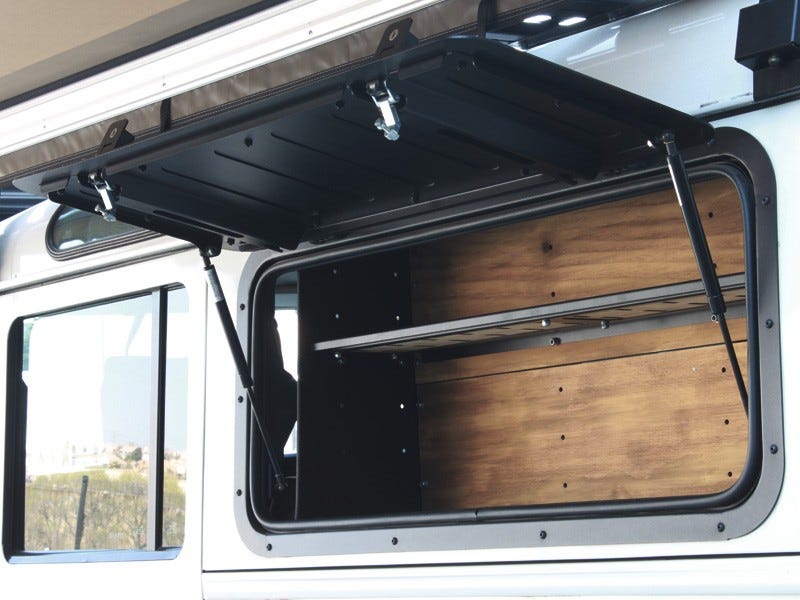 Land Rover Defender (1983-2016) Gullwing Window / Aluminium Front Runner