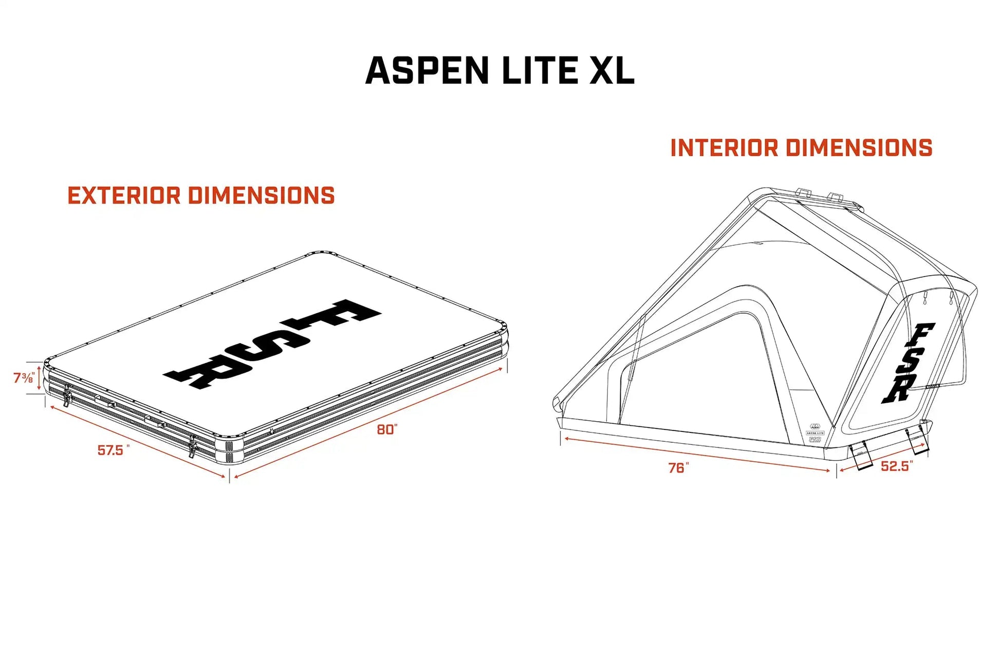 Aspen Lite XL V3 - Rooftop Tent Freespirit Recreation