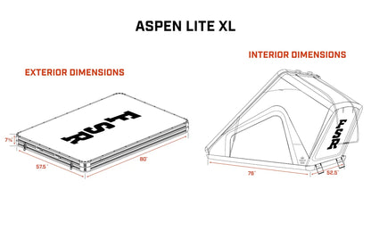 Aspen Lite XL V3 - Rooftop Tent Freespirit Recreation