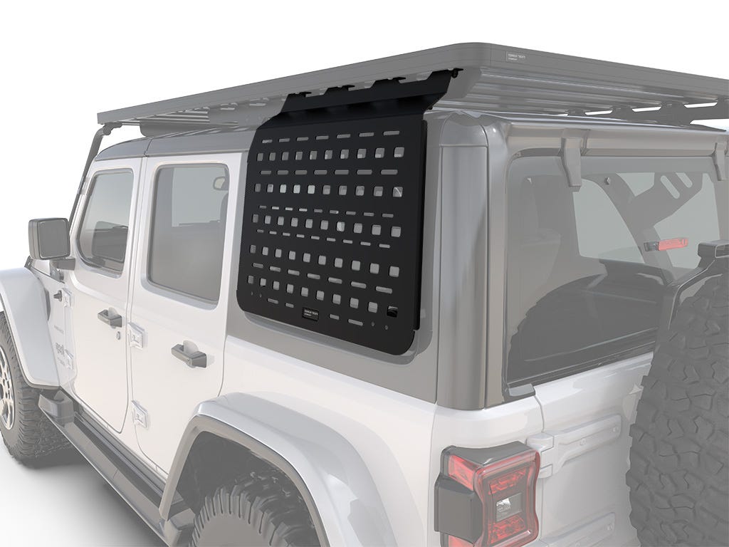 Jeep Wrangler JLU 4 Door Exterior Rear Window Molle Panel Kit / LHS Front Runner