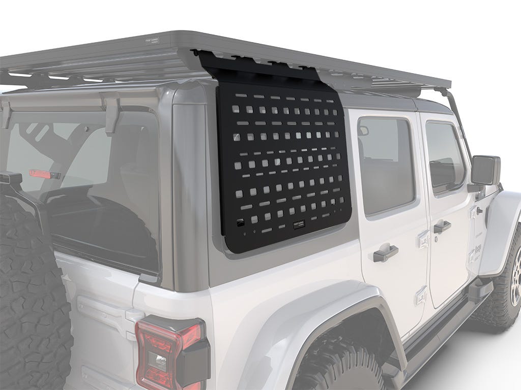 Jeep Wrangler JLU 4 Door Exterior Rear Window Molle Panel Kit / RHS Front Runner