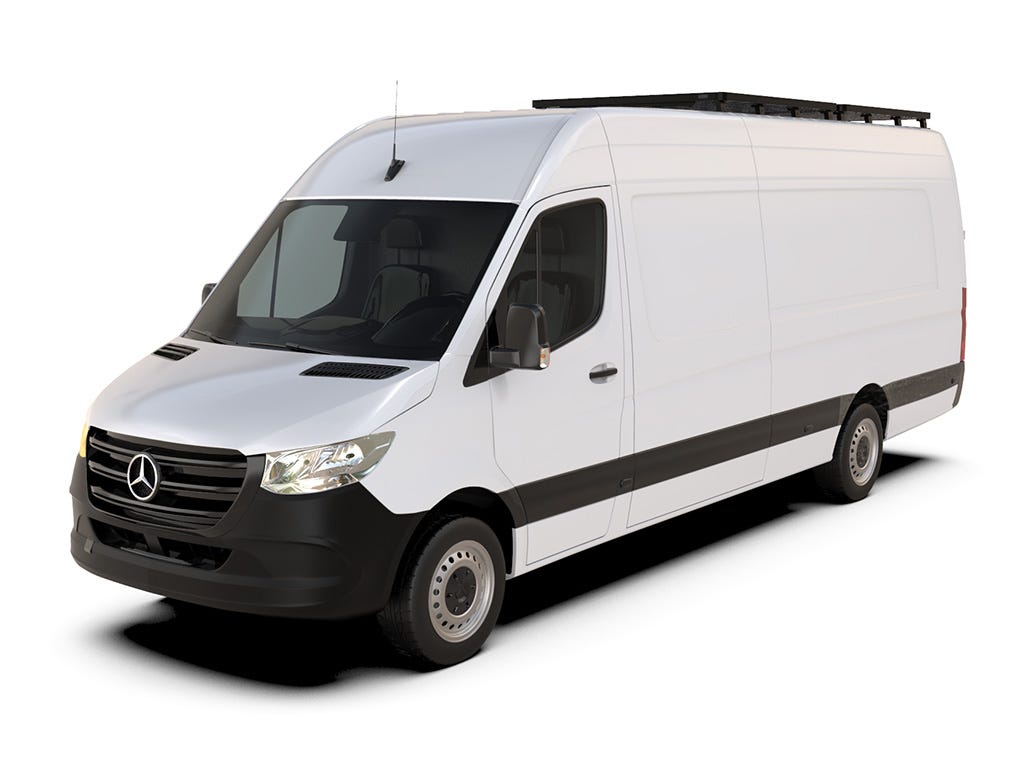 Mercedes-Benz Sprinter 170in/L3/LWB Wheelbase w/o OEM Tracks (2006-Current) Slimline II Roof Rack Kit Front Runner
