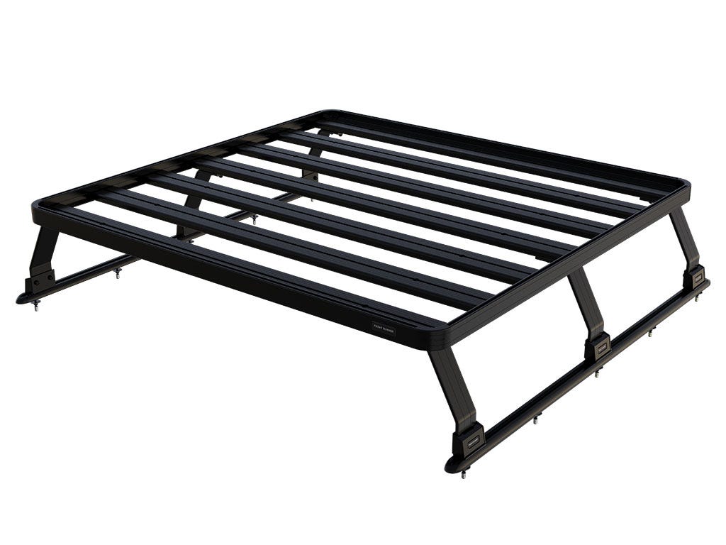 Pickup Truck Roll Top with No OEM Track Slimline II Load Bed Rack Kit / 1425(W) x 1358(L) / Tall