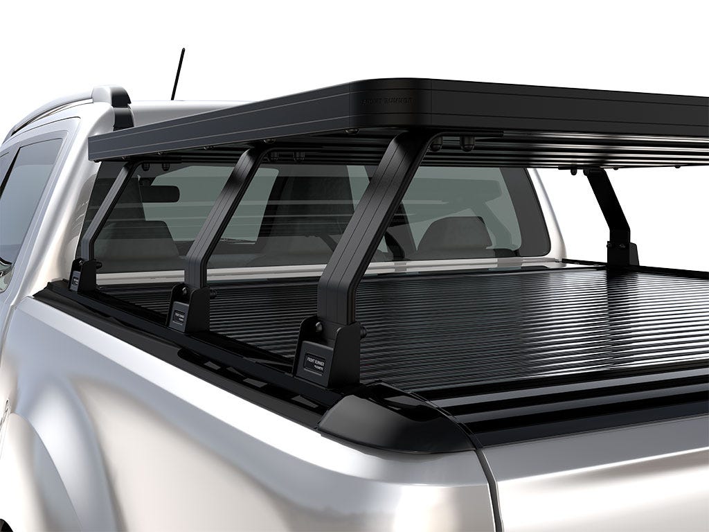 Pickup Truck Roll Top with No OEM Track Slimline II Load Bed Rack Kit / 1425(W) x 1358(L) / Tall