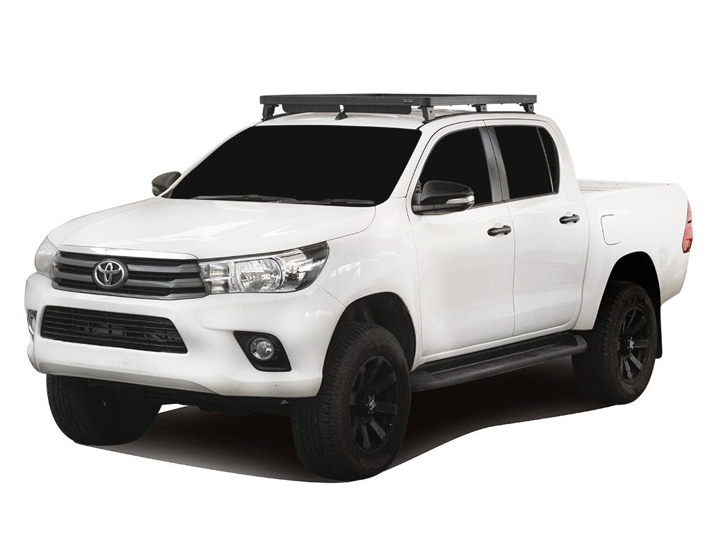 Toyota Hilux Revo DC (2016-Current) Track AND Feet Slimline II Roof Rack Kit Front Runner