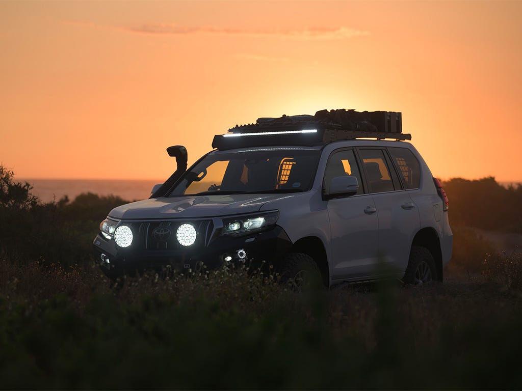 Toyota Prado 150 (2010-2024) Slimsport Roof Rack Kit / Light Bar Ready Front Runner