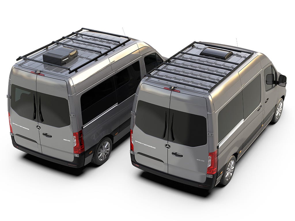 Mercedes-Benz Sprinter (L1H2/128in SWB/high Roof) (2006-Current) Slimpro Roof Rack Kit