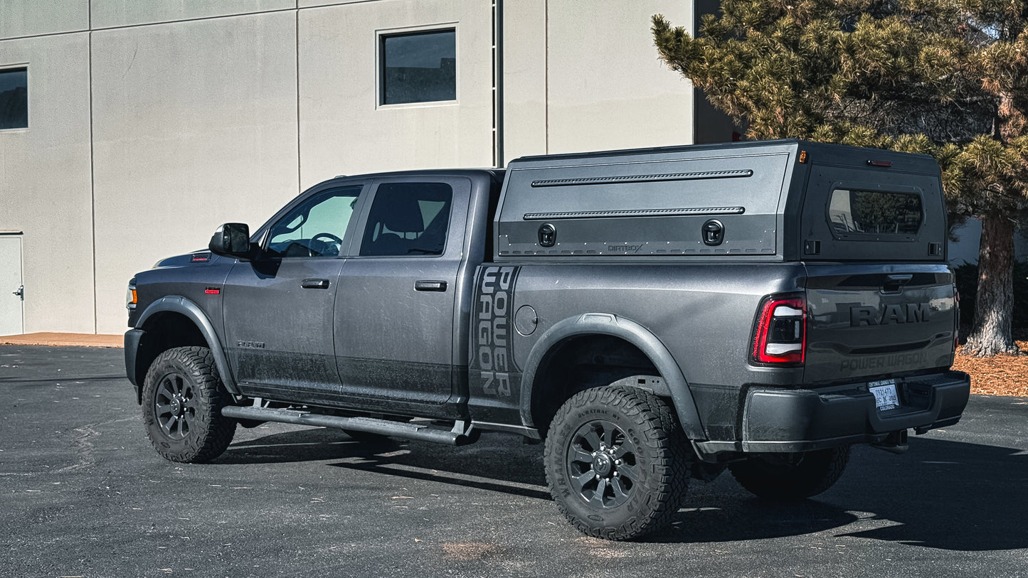Gull Wing Truck Cap Topper & Overland Camper Shell for Work, Camping & Off-Road | Dirtbox Overland