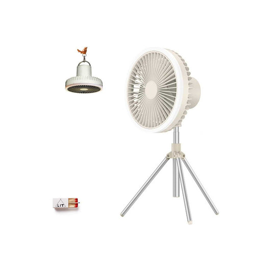 Tripod Portable Fan with Night Light