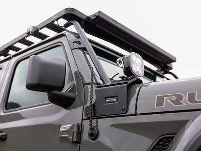 Jeep Wrangler JL Ditch Mount A-Pillar Light Brackets