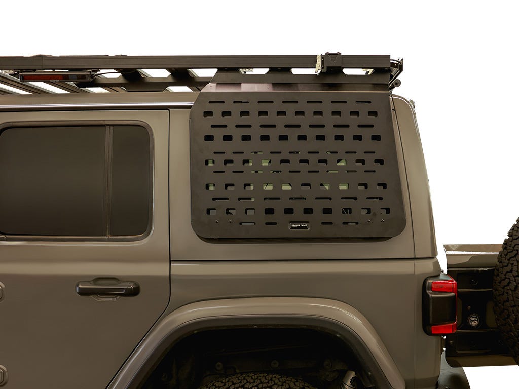 Jeep Wrangler JLU 4 Door Exterior Rear Window Molle Panel Kit / LHS Front Runner